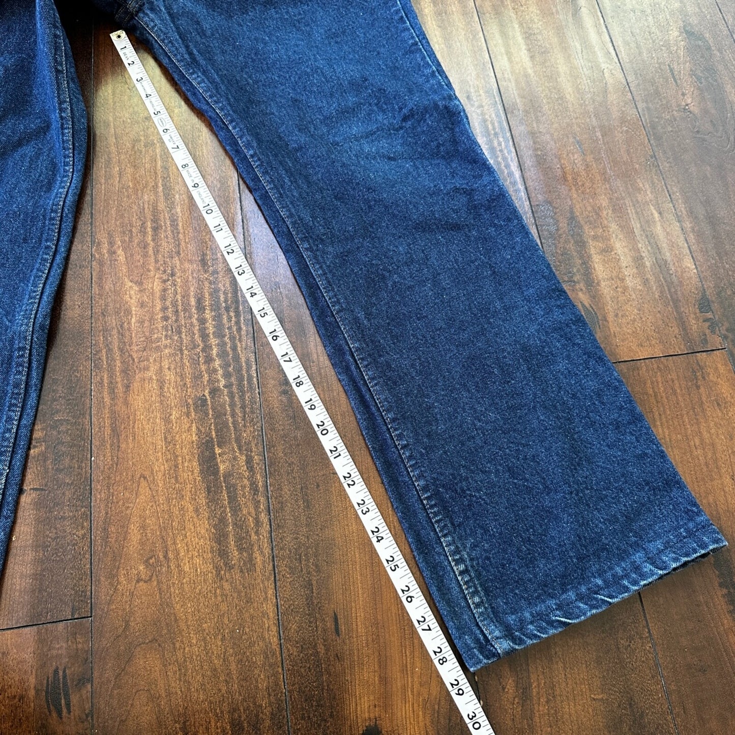 Levis 517 Vintage 80s USA Orange Tab Bootcut Flare Blue Jeans 36x33 Act 34x29