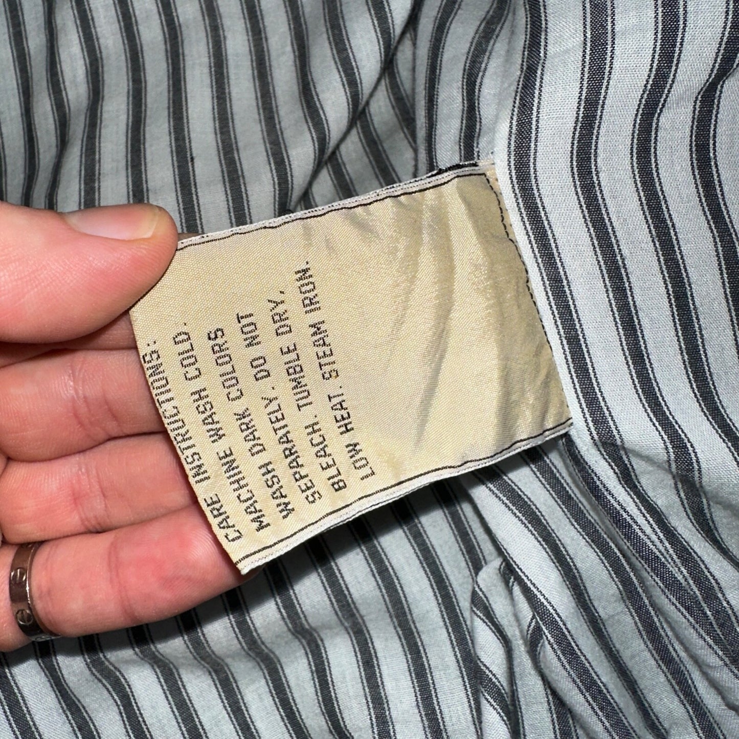 Vintage Teal Blue Tobruk Lined Jacket Men's Large 1980s 80s Bomber Simple Cool