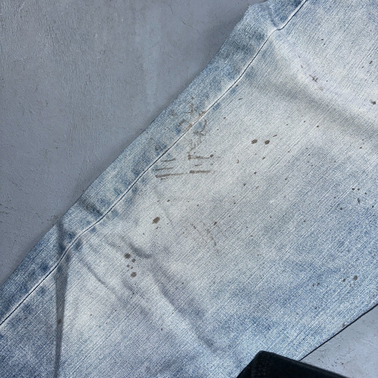 Levis 501 Vintage 90s Poland Straight Leg Jeans Blue Light Wash 36x32 Act 34x31