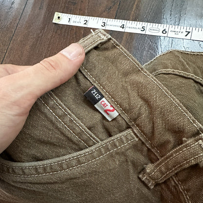 Carhartt Cat 2 FR Flame Resistant Mens 40x34 Utility Work Pants Jeans 38x31 Vtg