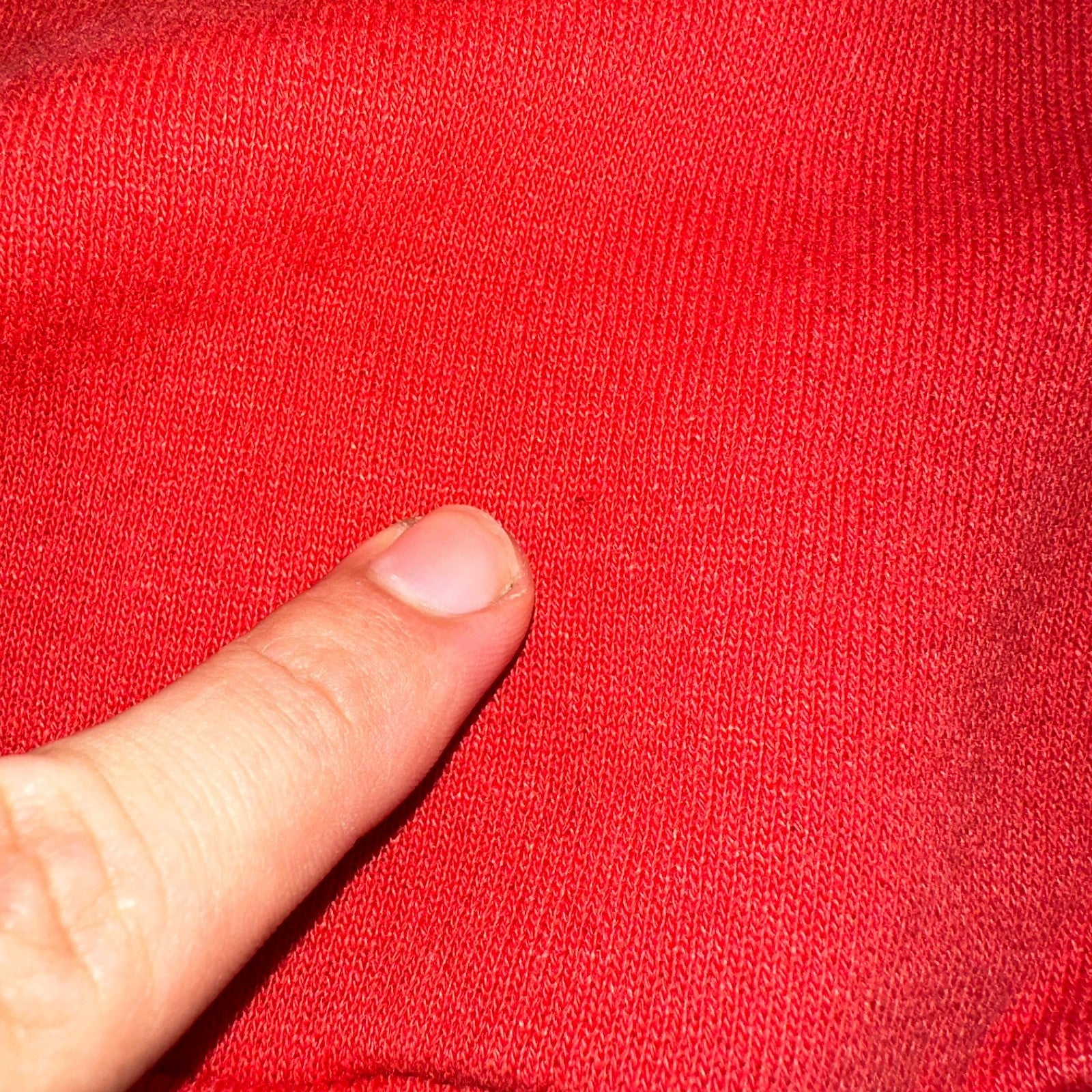 Vintage Trench Sweatshirt San Francisco 49ers Red Long Sleeve M Crewneck 80s