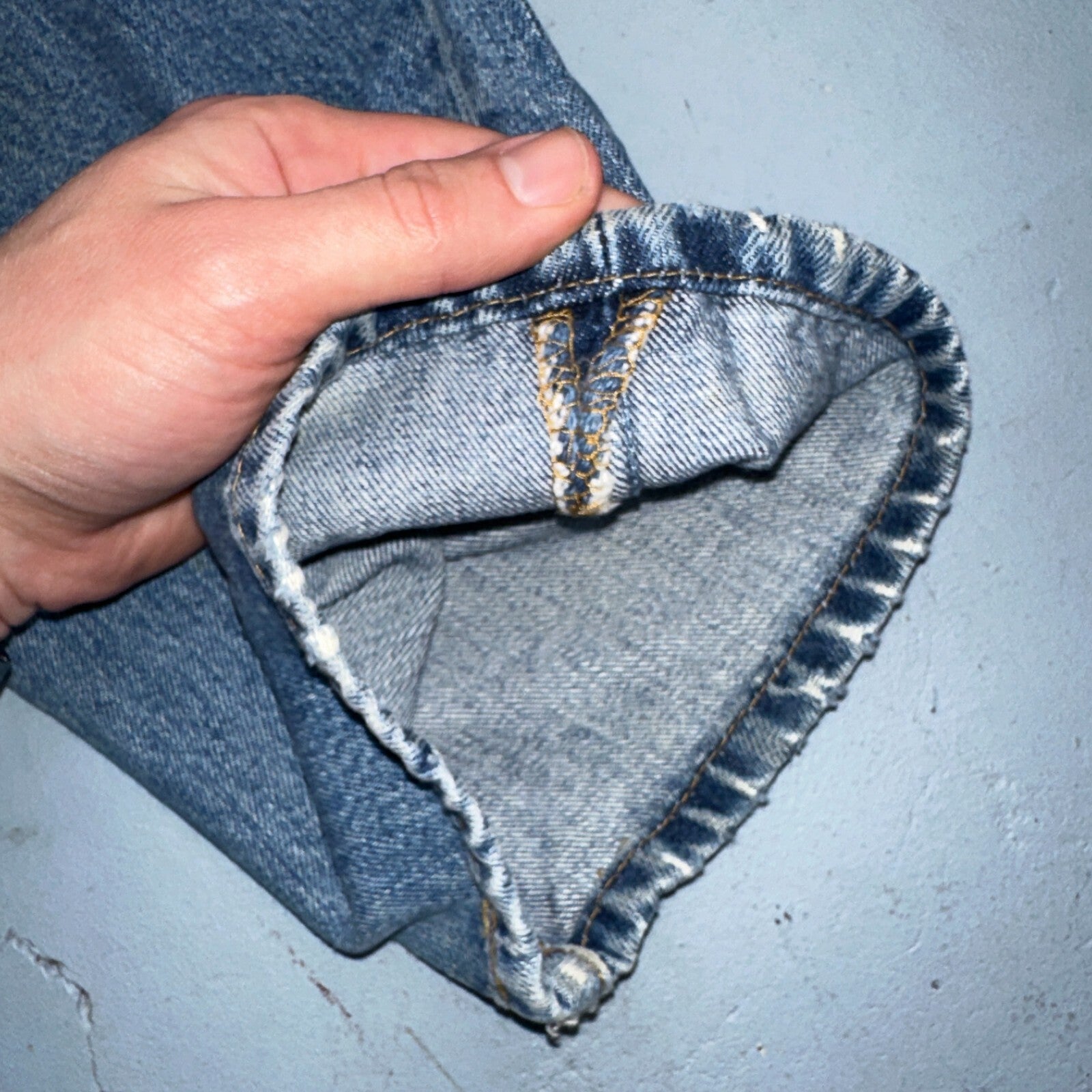 Levis 501 Vintage Y2K XX Straight Leg Jeans 90s Blue Med Wash 34x32 Act 31x31