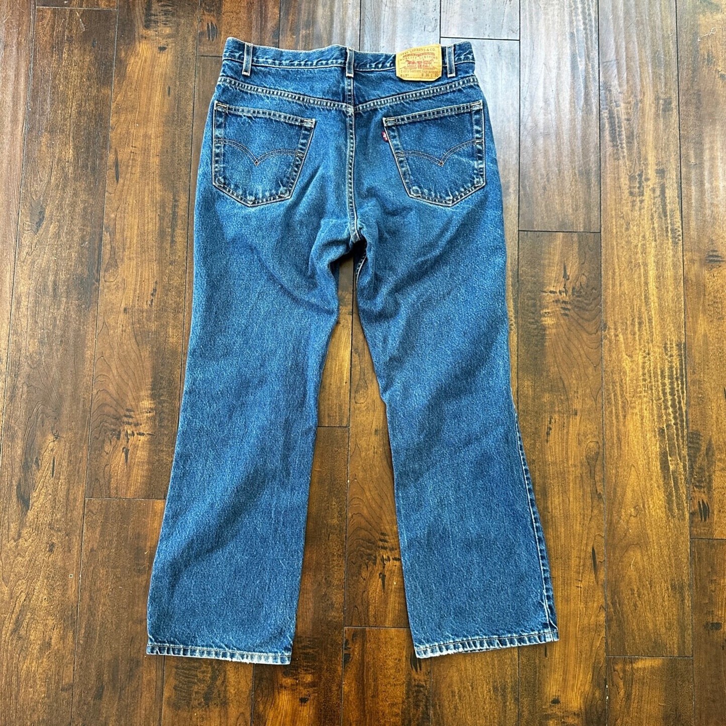Levis 517 Vintage 90s Med Wash Jeans Boot Cut Mexico Y2K 36x30 Act 34x28