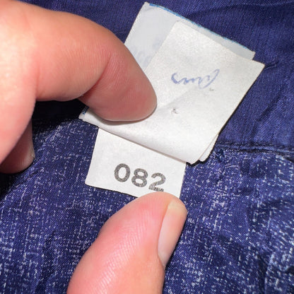 OP Ocean Pacific Sunwear Men's M Aloha Shirt Button-Up Floral Blue 70s 1970s