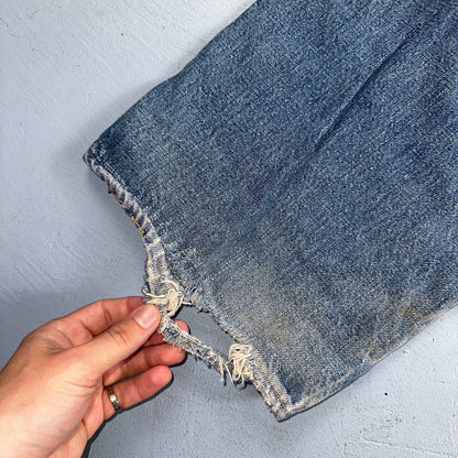 Levis 501 Vintage 70s SS Redline Selvedge USA XX Jeans Med Wash 48x30 Act 43x26