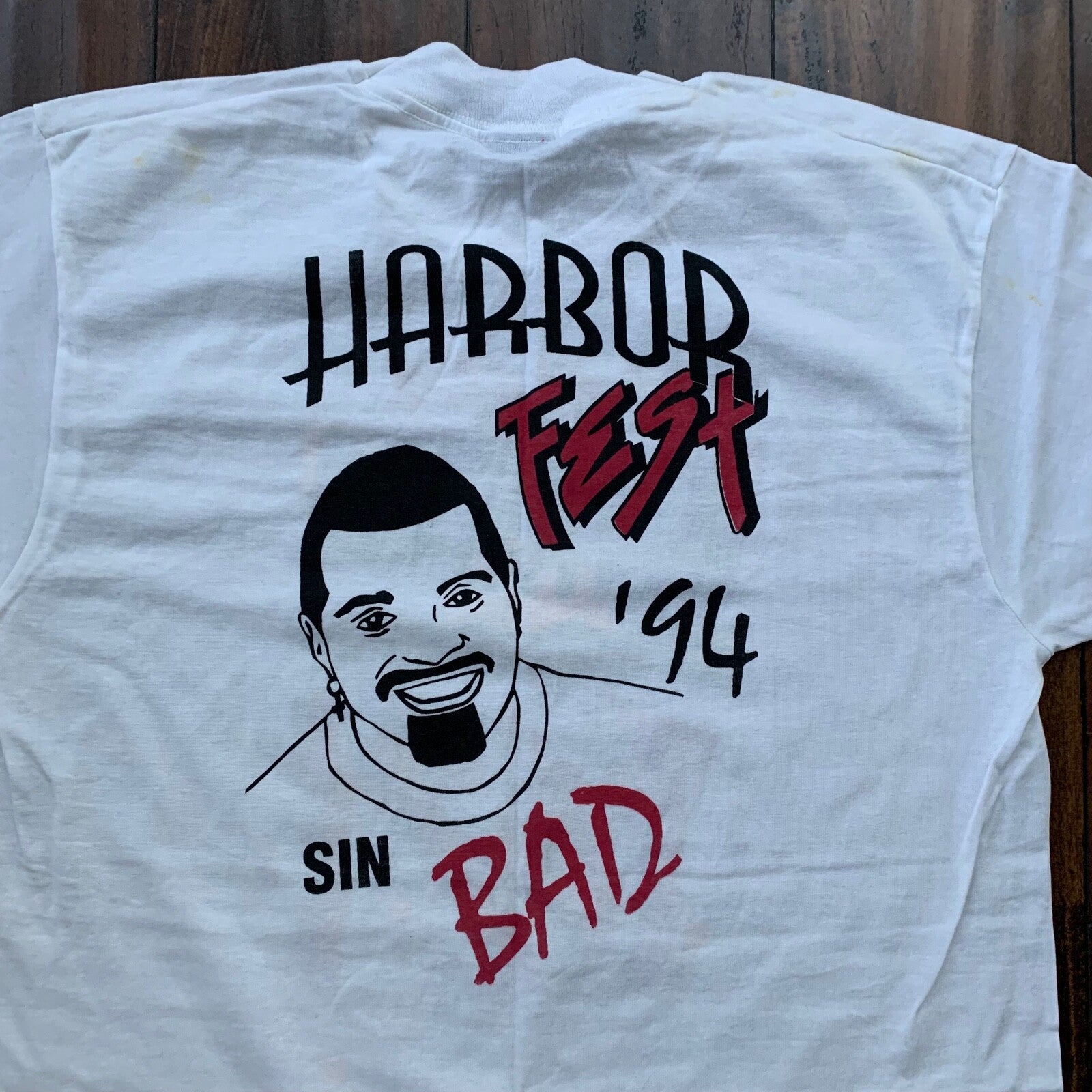 Harbor Fest Vintage T Shirt 1994 90s FOTL Blank Single Stitch Radio Sunset