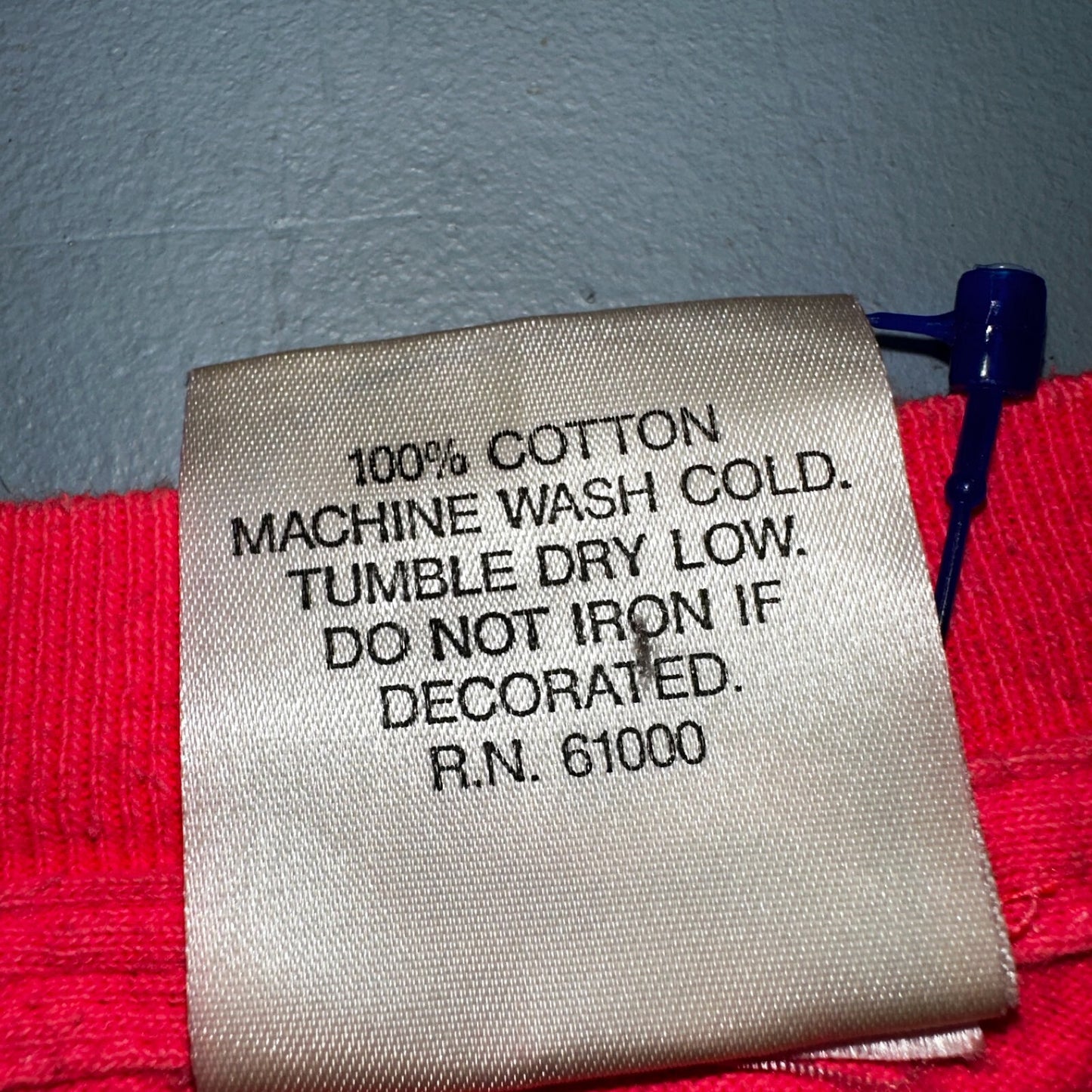 VTG 90s Ozzy Australia Single Stitch T-Shirt Men's Large Neon Pink Surf USA Rare