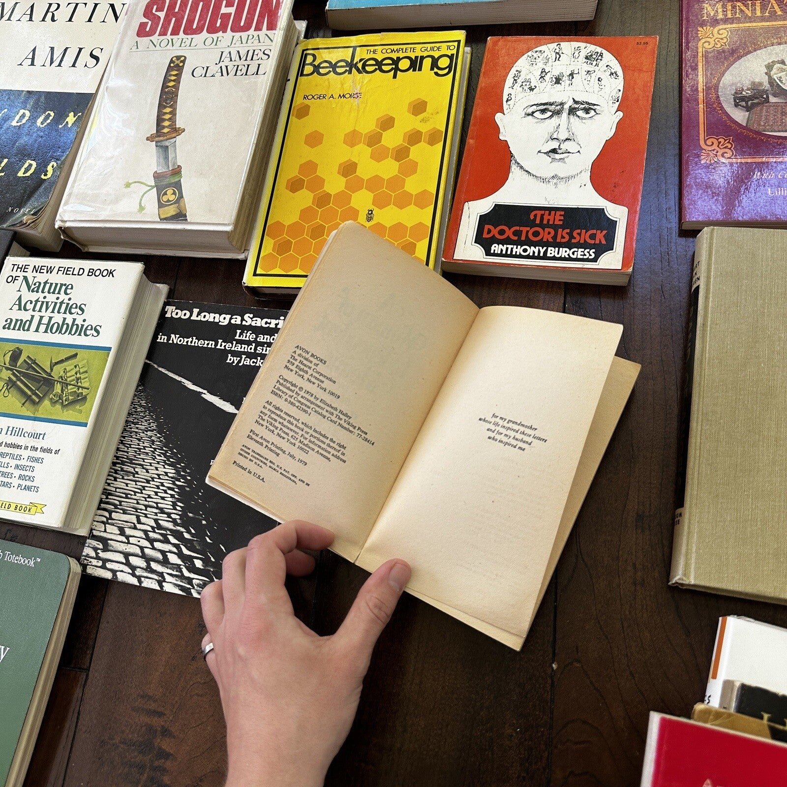 Lot 36 Cool Old Vintage Antique Rare Hardcover Random Books Green Coffee Table