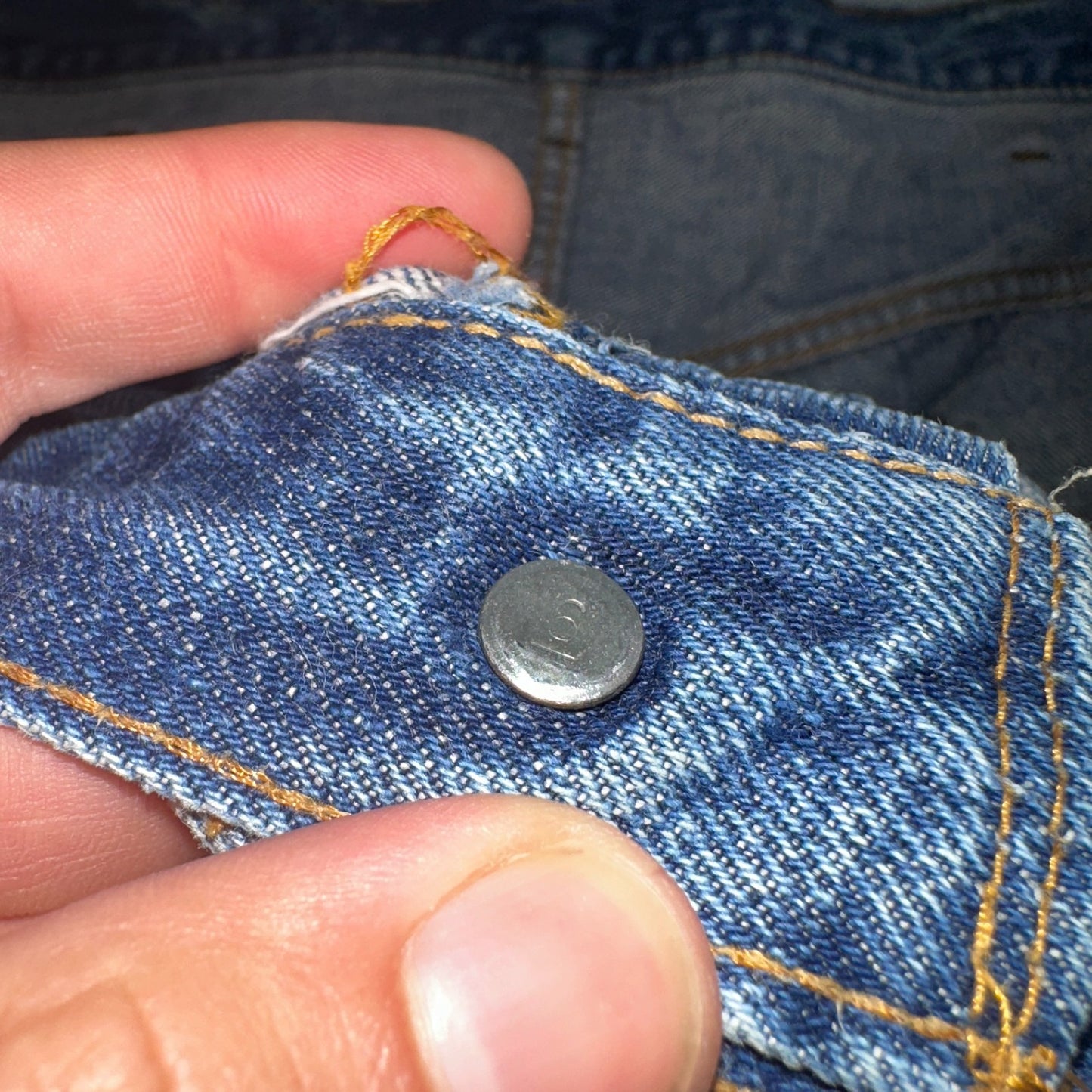 Levis 501 Vintage 70s SS Redline Selvedge USA XX Jeans Med Wash 48x30 Act 44x27