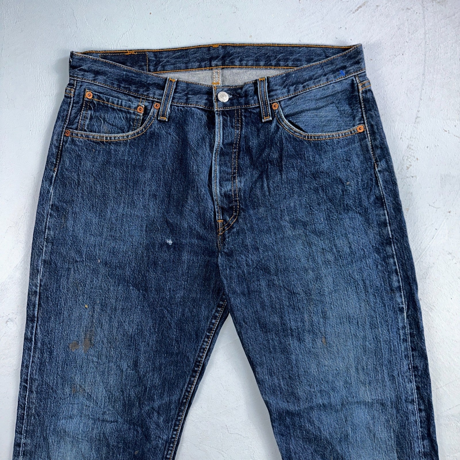 Levis 501 Vintage Y2K XX Straight Leg Jeans Blue Med Wash 34x32 Act 33x29