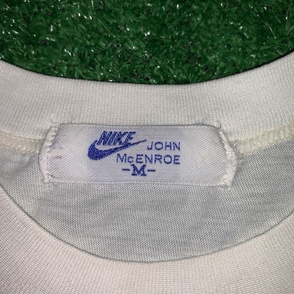 Nike Vintage T Shirt USA Rare Challenge Court John McEnroe Tennis OG 80s Japan