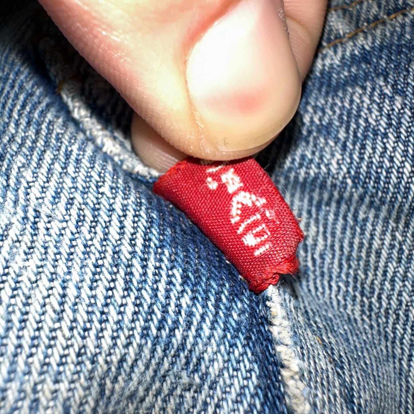 Levis 501 VTG 70s SS Redline Selvedge Jeans XX Thrashed Ripped Act 29x29