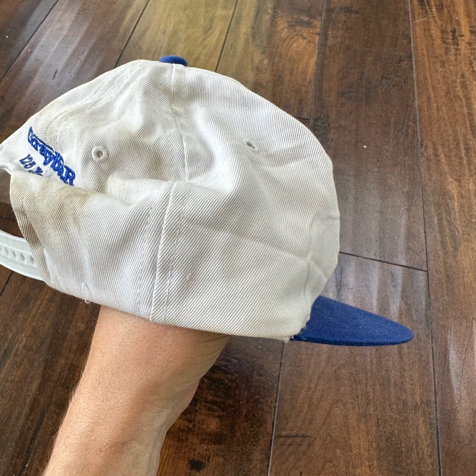 Grayback Trucker Vintage Hat Cap Snapback 1994 90s Blue White Cars Nascar Sports