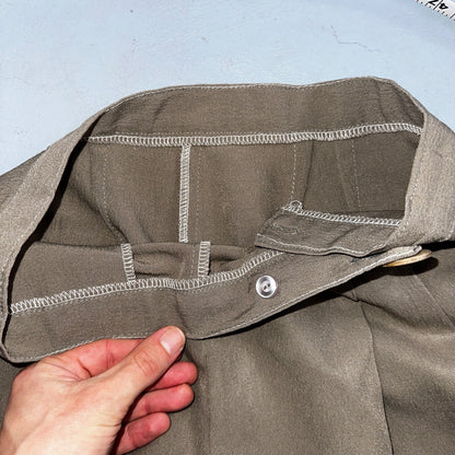 VTG Brown Casual Pants Cropped 26 Capri Y2K VTG Every Day Comfy