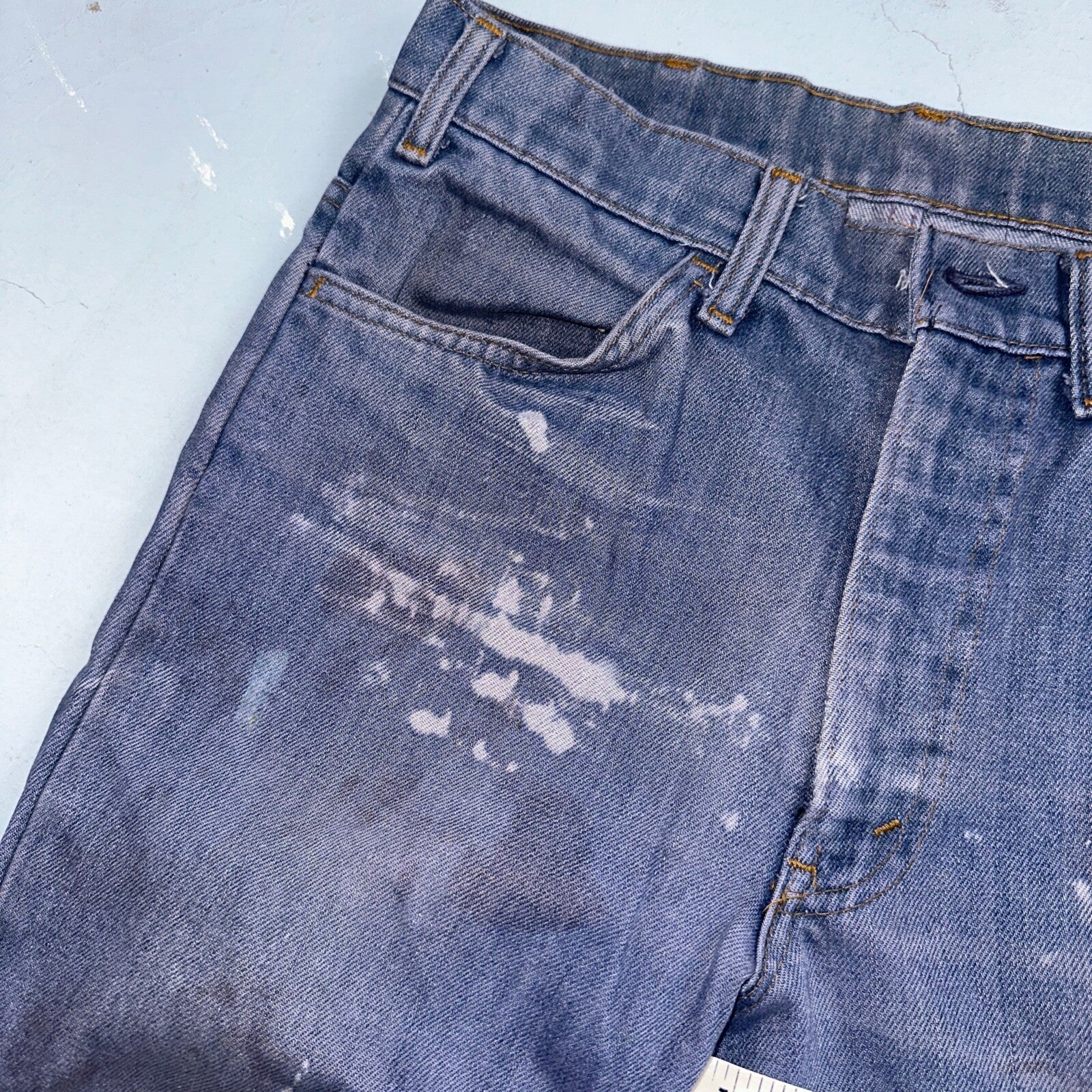 Levis 646 Vintage 70s USA Orange Tab Bootcut Flare Blue Bell Bottom Jeans 29x28