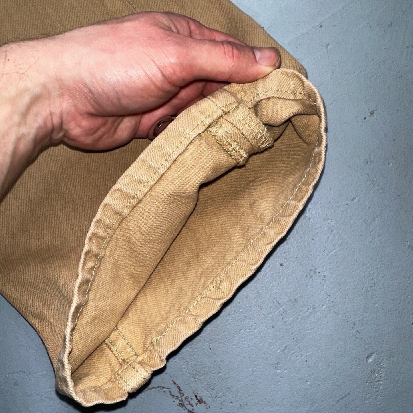 Levis 501 Vintage 90s USA XX Straight Leg Jeans Khaki Brown Wash 42x32 Act 40x32