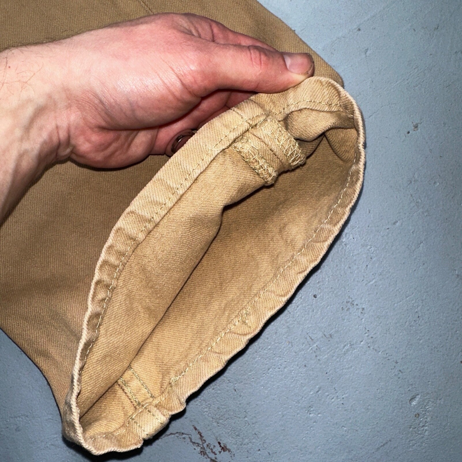 Levis 501 Vintage 90s USA XX Straight Leg Jeans Khaki Brown Wash 42x32 Act 40x32