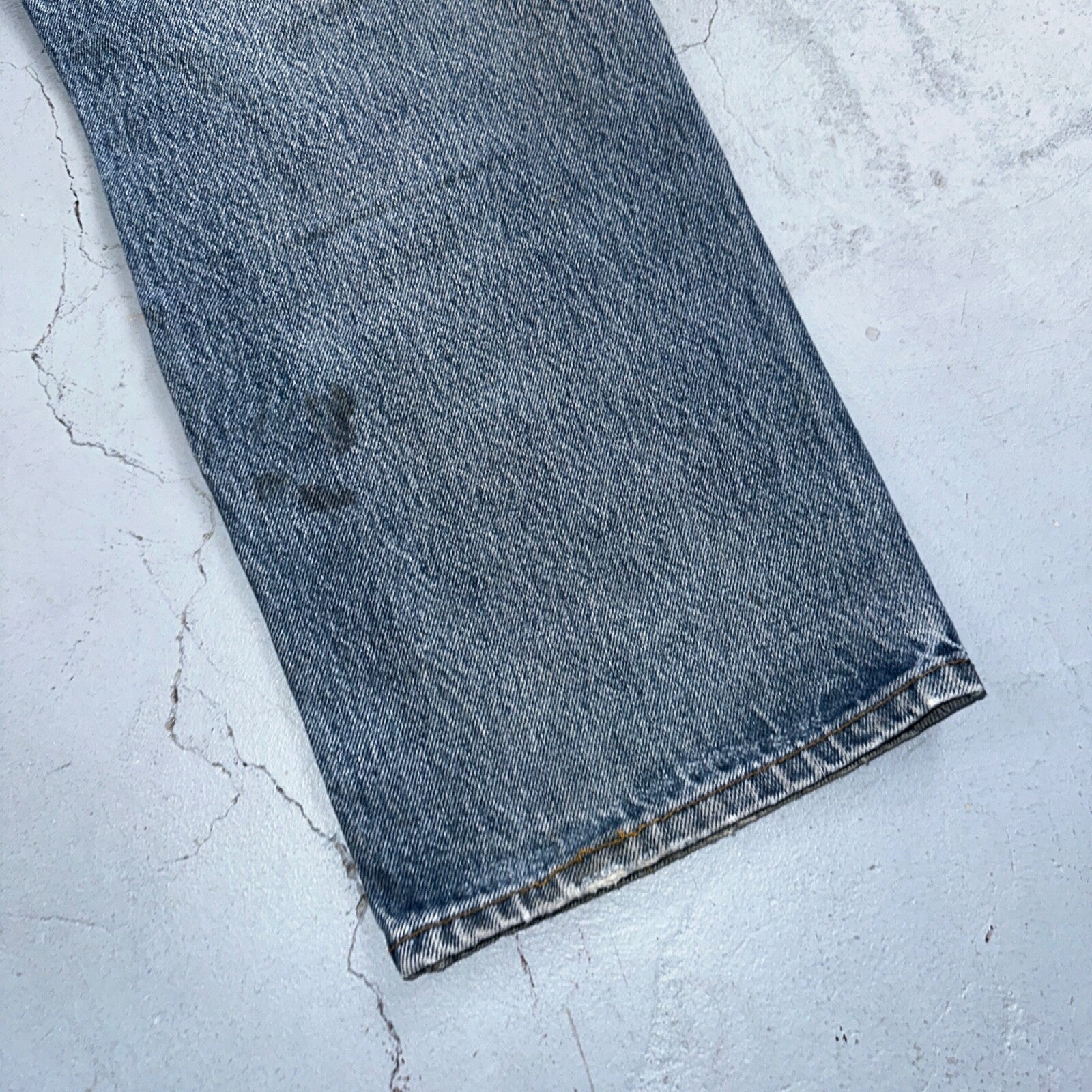 Levis 501 Vintage 90s USA XX Straight Leg Jeans Blue Thrashed 36x36 Act 33x31