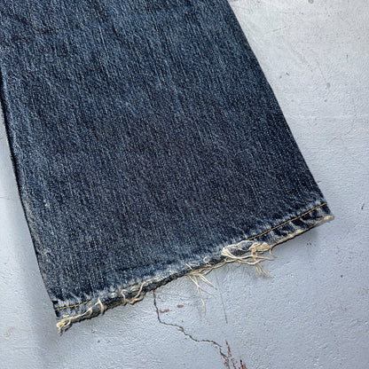 Levis 501 Vintage Y2K XX Straight Leg Jeans Blue Med Wash 33x32 Act 32x31