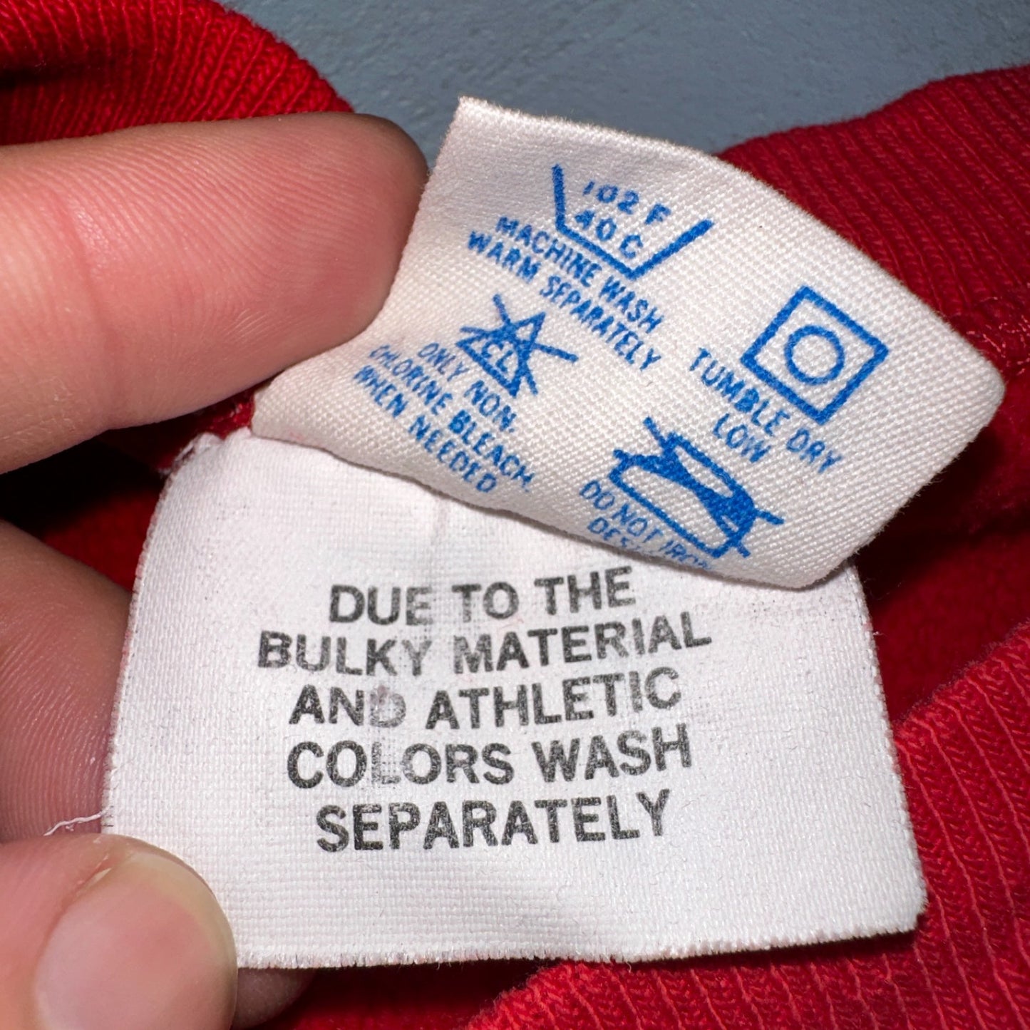 VTG 80s Champion Reverse Weave Crewneck Sweatshirt USA Massachusetts MIT Red