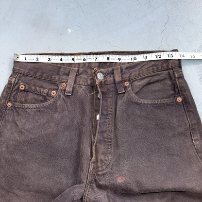 Levis 501 Vintage Y2K 90s XX Straight Leg Jeans Gray Light Wash 28x30 Act 27x28