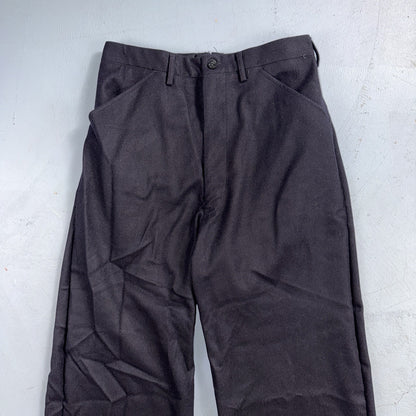 VTG 40s WWII US Naval Clothing Factory Wool Sailor Pants Navy 30L Bell Bottoms