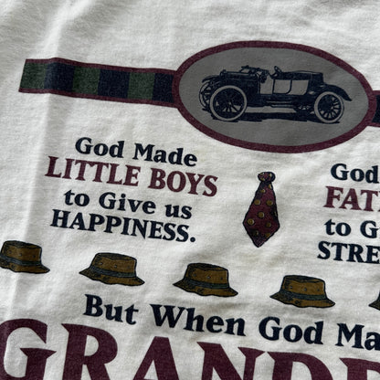 Grandpa Funny Vintage T Shirt Tultex Creepy Great Humor Perfection Ice Cream