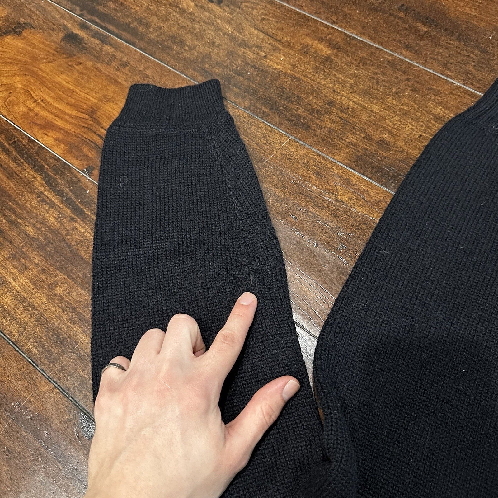 Vintage WW2 WWII USN Navy Deck Watch Wool Sailor's Sweater 1940s 40s Knit Rare