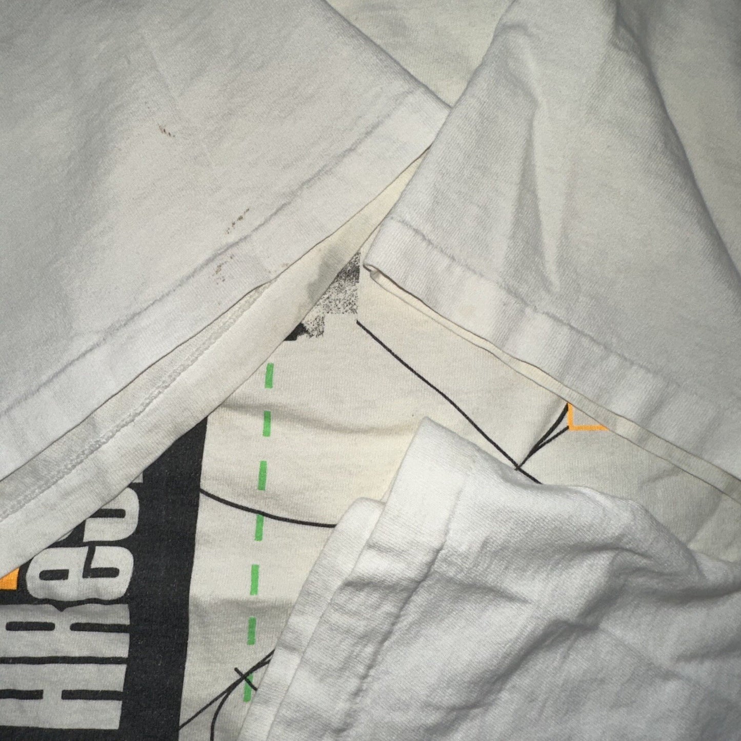 Nike Vintage T Shirt Mens Aqua Socks Swim Rare 90s Gray Tag Cut Rocket Blast