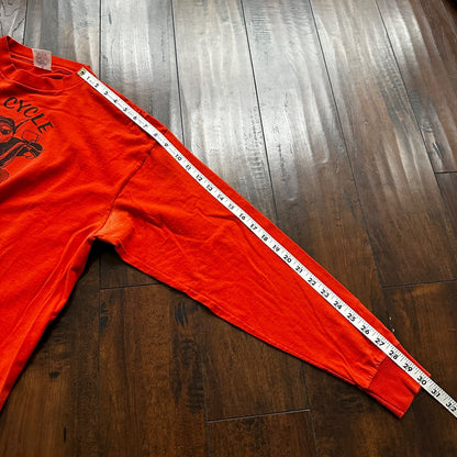 Vacaville California Hog Vintage T Shirt 80s Motorcycle Harley Davidson Pig LD