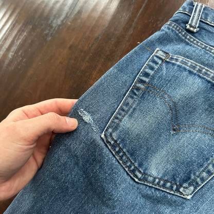 Vintage 80s Levis 505 36x36 USA Blue Jeans 501 Act 34x34 Med Wash