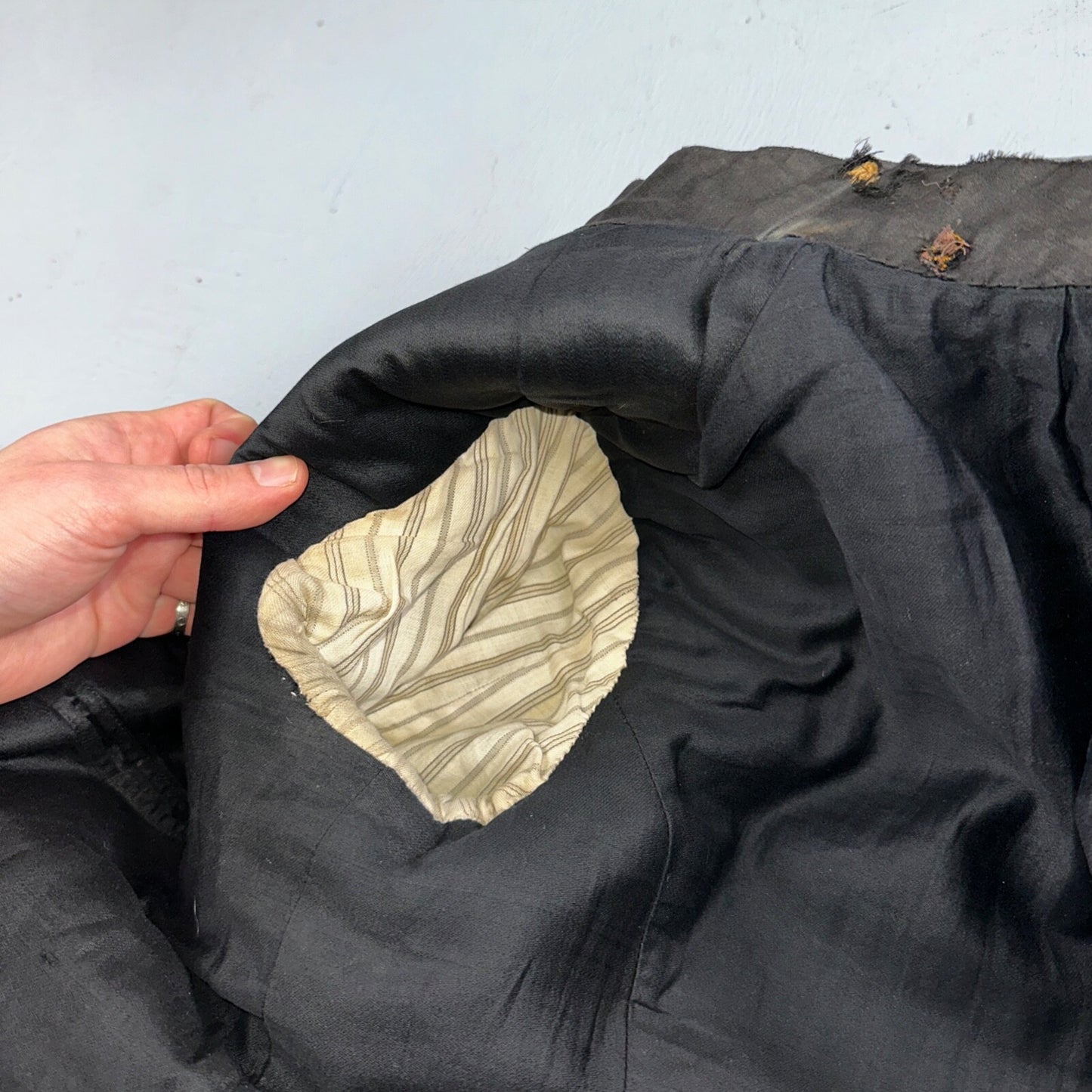 Antique 1900s Union USMA US Military Academy Cadet Uniform Gray Wool Jacket