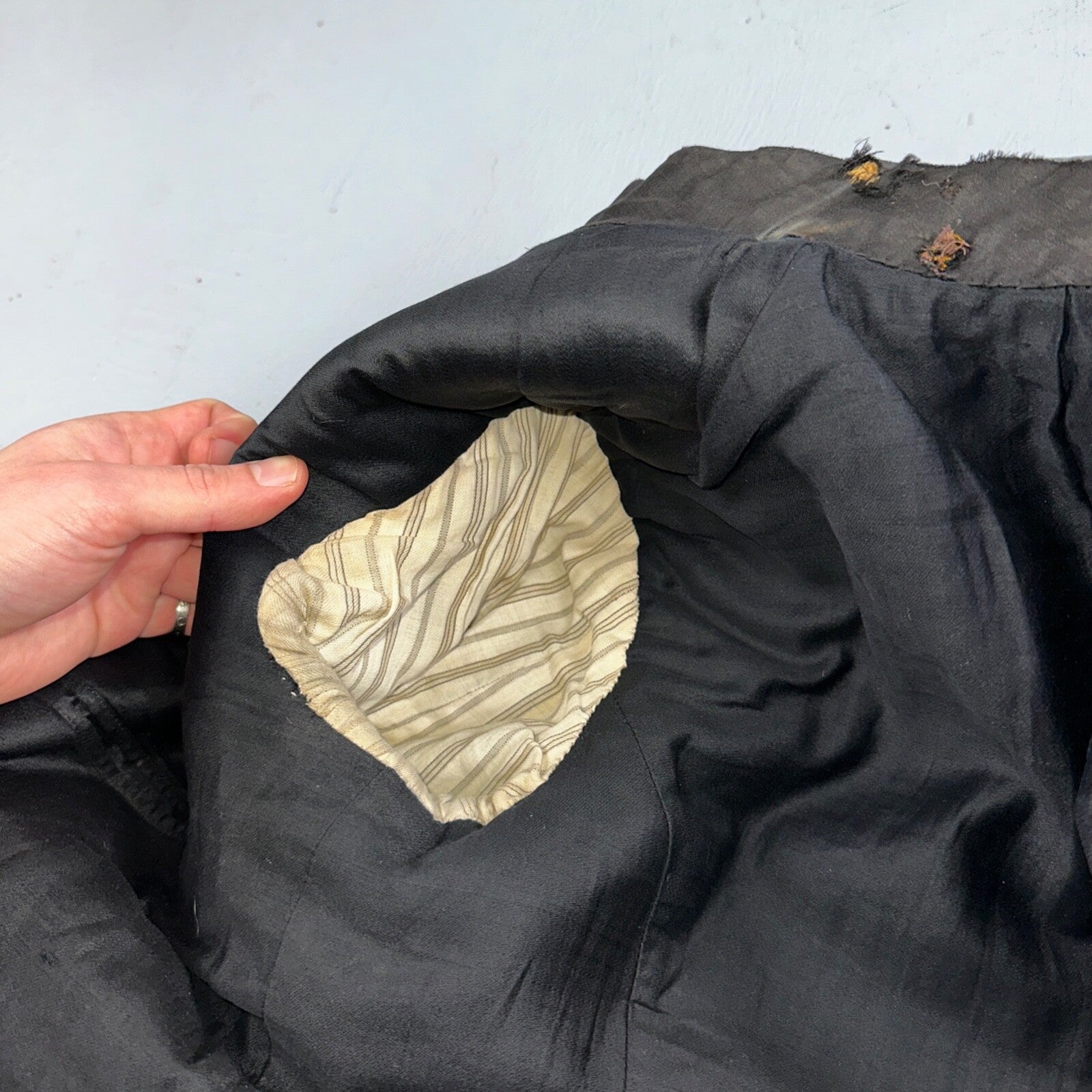 Antique 1900s Union USMA US Military Academy Cadet Uniform Gray Wool Jacket