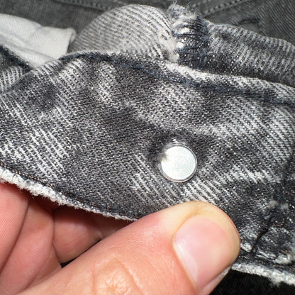 Levis 501 Vintage 90s USA XX Straight Leg Jeans Black Acid Wash 30x32 Act 28x31