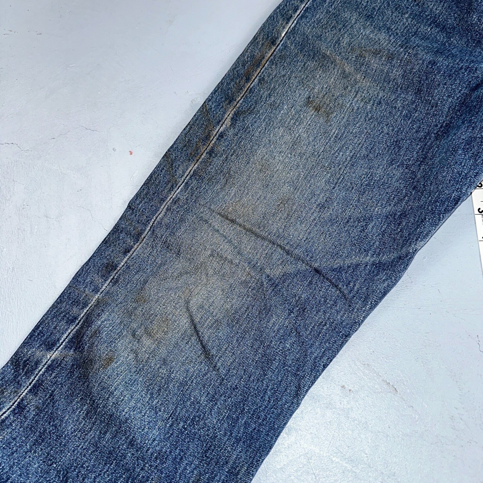 Levis 501 Vintage Y2K XX Straight Leg Jeans Blue Med Wash 34x34 Act 34x33