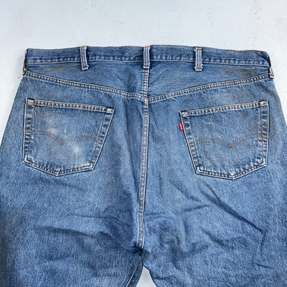 Levis 501 Vintage 80s Redline Selvedge USA XX Jeans Med Wash 48x30 Act 43x27