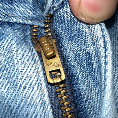 Levis 517 Vintage 80s USA Orange Tab Bootcut Flare Blue Jeans Talon Act 36x30