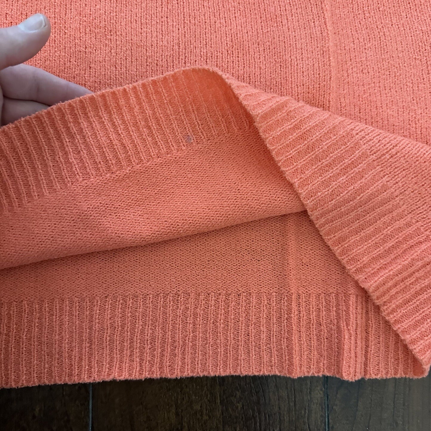 Vintage USA Rockabilly Womens Shirt Terry Cloth Orange Tank Shirt 70s 80s Cut