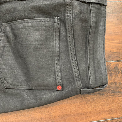 Spanx Women’s 5 Pocket Ankle Skinny Jeans Size 27x28 Black Vintage Style Used