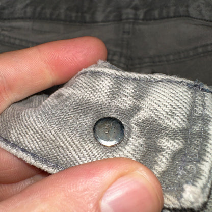 Levis 501 Vintage 80s USA XX Straight Leg Jeans Gray Acid Wash 27x32 Act 26x31