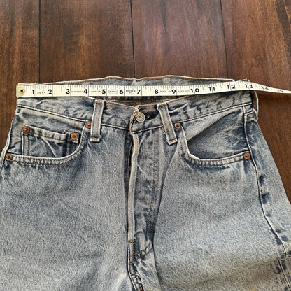 Levis Vintage 80s Redline Selvedge USA 501 XX Jeans 66 30x36 Light Wash Ac 26x31