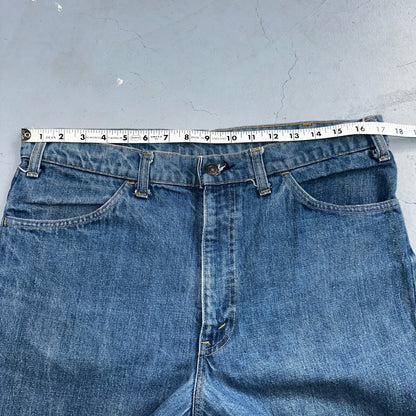Levis 646 Vintage 70s USA Orange Tab Bootcut Flare Blue Bell Bottom Jeans 34x31