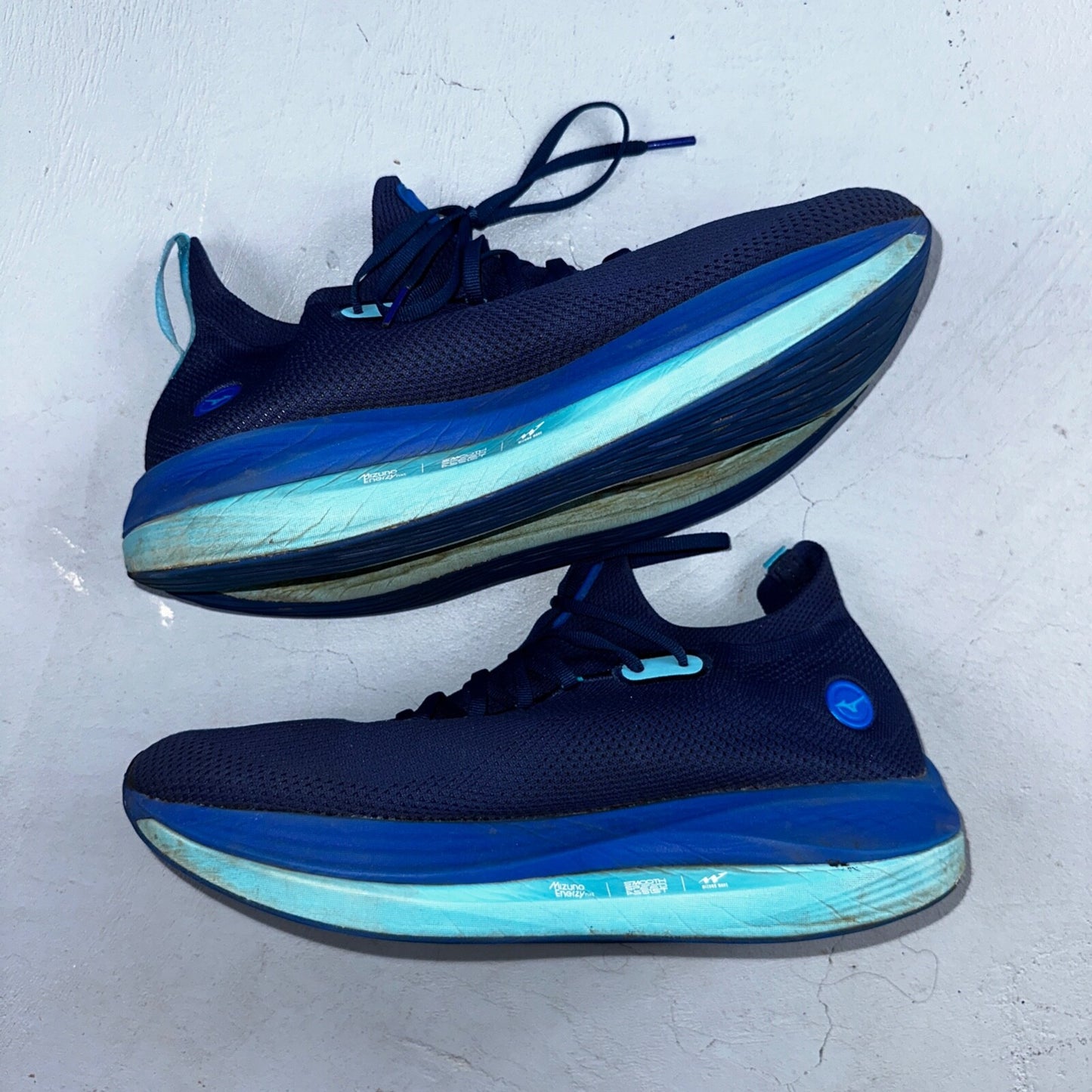 Mizuno Mens Sneakers Blue Size 11 Neo Vista Running Breathable Comfort Light