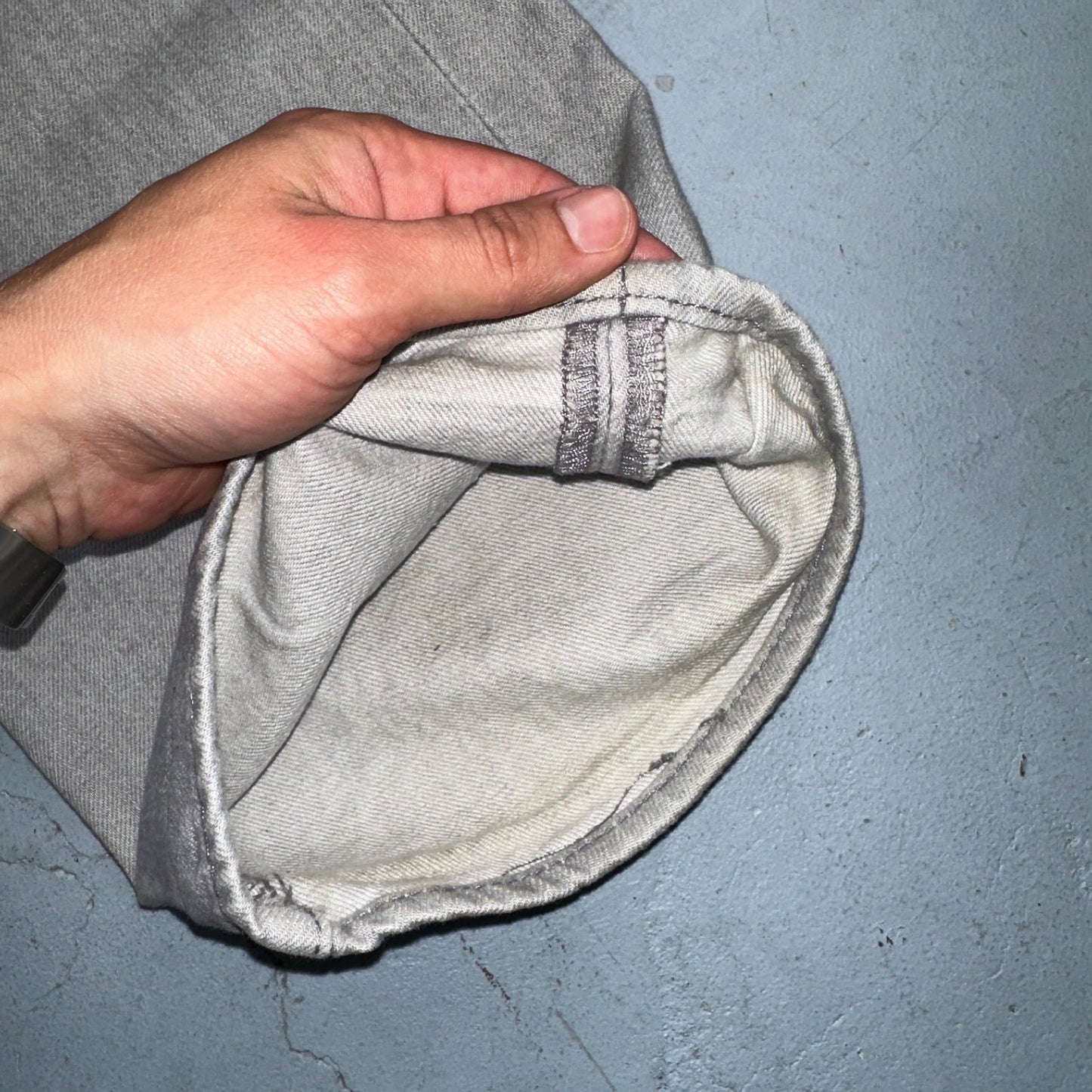 Levis 501 Vintage Y2K XX Straight Leg Jeans 40x30 Gray Wash 2000s Act 38x27