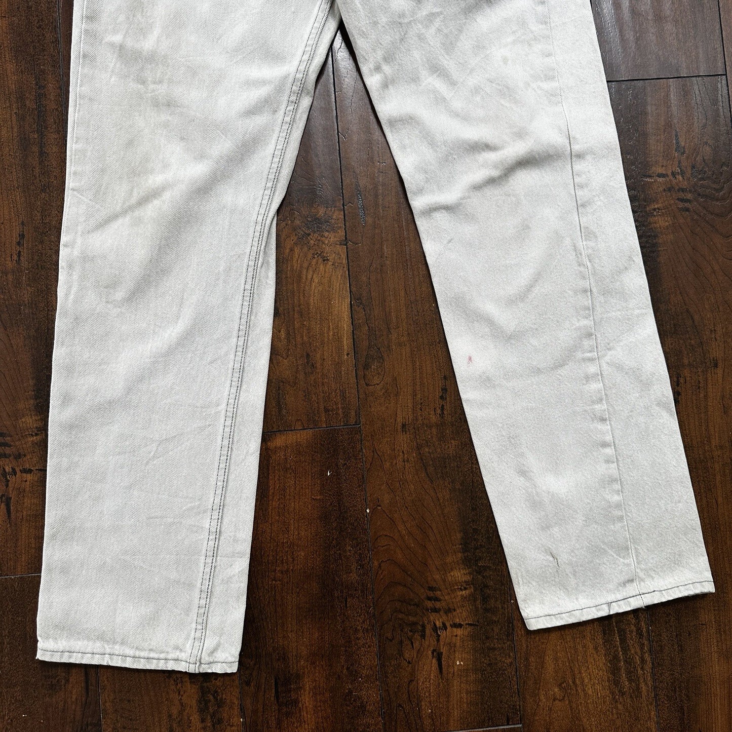 VTG 90s Levis 501 Button Fly 34x32 USA Tag Jeans Grey Wash XX Act 31x31