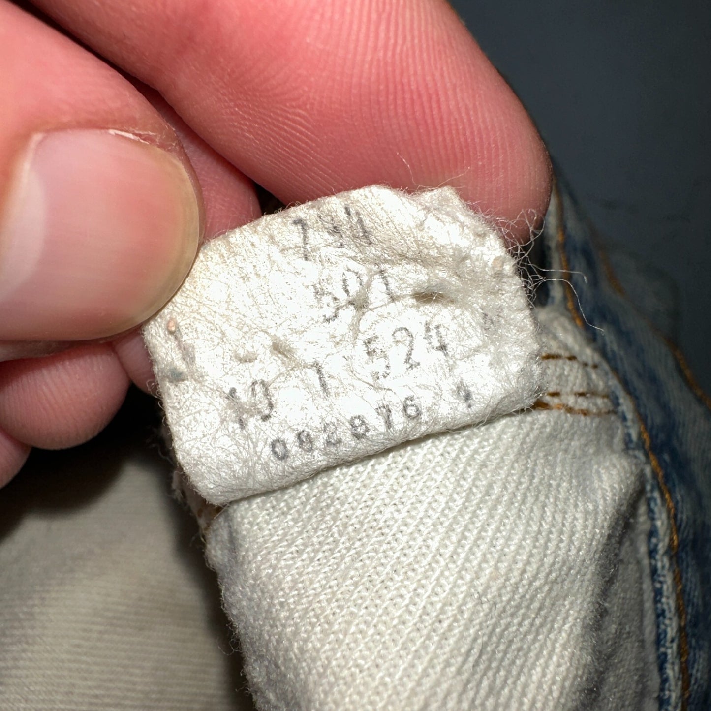 Levis 501 Vintage 80s Redline Selvedge USA XX Jeans Light Wash 29x34 Act 27x28