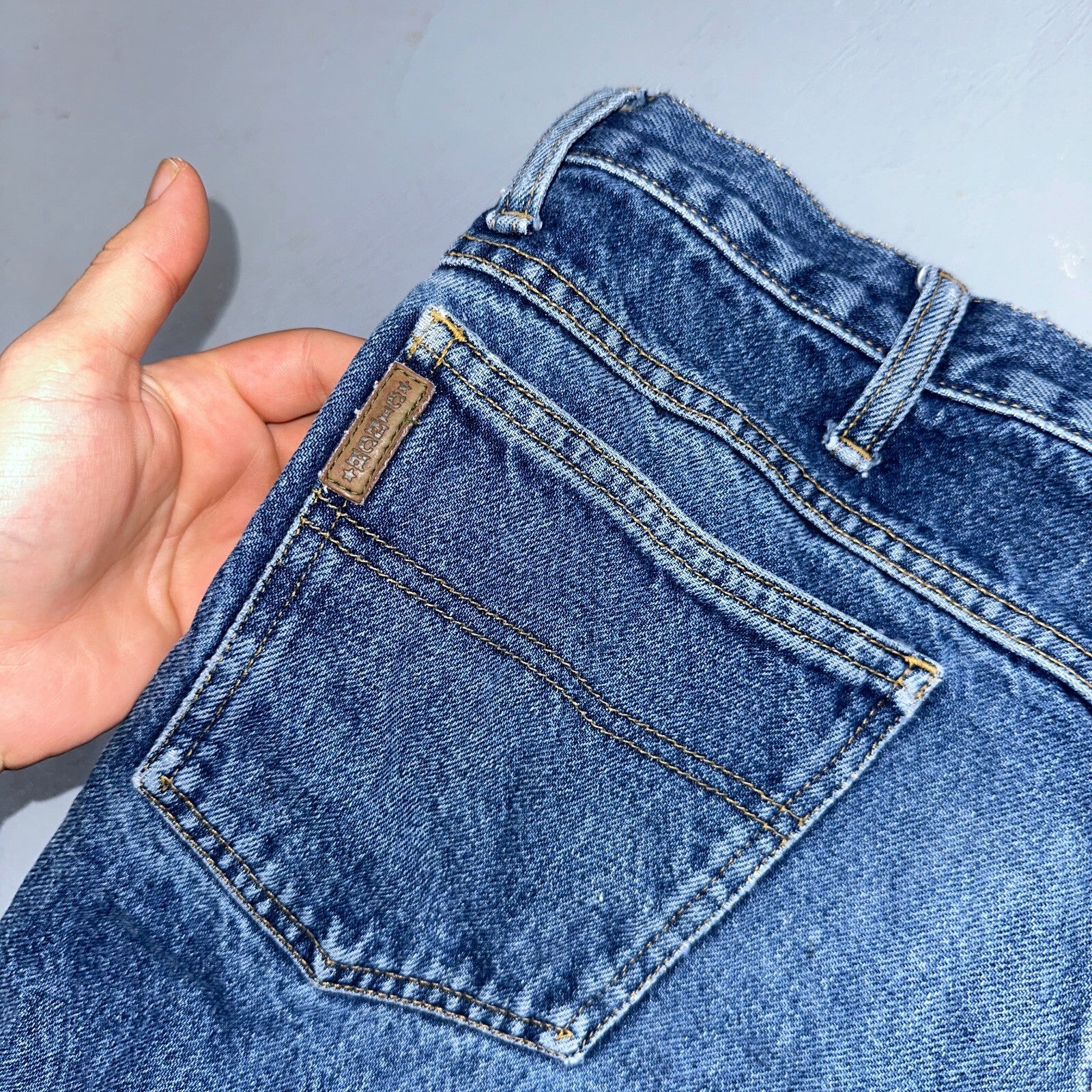 CINCH Slim Leg Jeans Men’s 34X34 Blue Wash Denim Western VTG 90s Cowboy