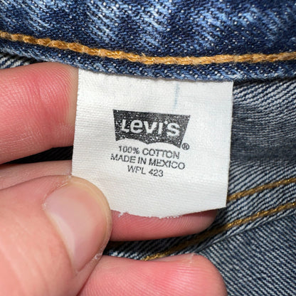 Levis 501 Vintage 90s XX Straight Leg Jeans Y2K Med Wash 33x32 Act 32x31