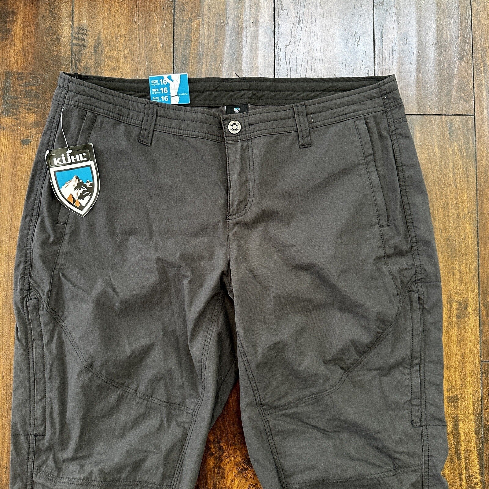 Kuhl Kurve Pants Womens 16 Black Low Rise Kanvas Stretch Legendary Pant 36x31