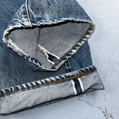Levis 501 Vintage 80s Redline Selvedge USA XX Jeans Med Wash 32x36 Act 29x32